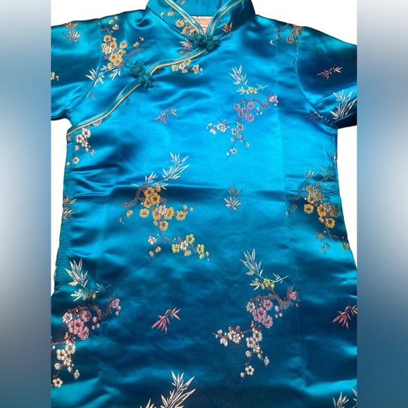 Chinese Classic Satin Dress for kids size 6 - Picture 2 of 6